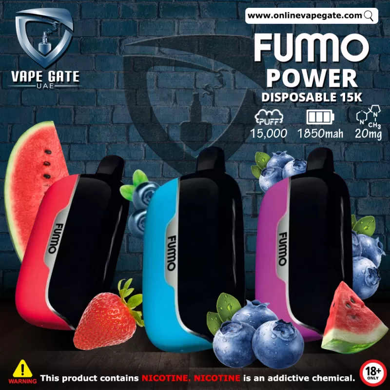 Fummo Power Disposable Vape (15,000 Puffs) - Malaysian Mango / 20 mg