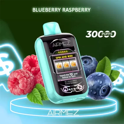 Airmez Matrix Pro 30000 Puffs – Blueberry Raspberry - Vape Store