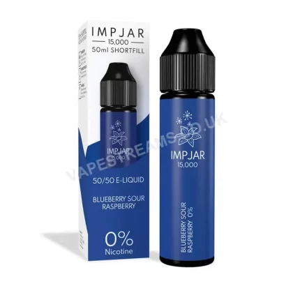 Imp Jar Blueberry Sour Raspberry E-Liquid Shortfill - Vapestreams Co