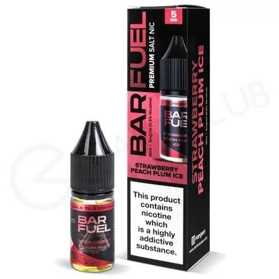 Strawberry Peach Plum Ice Nic Salt E-Liquid by Bar Fuel