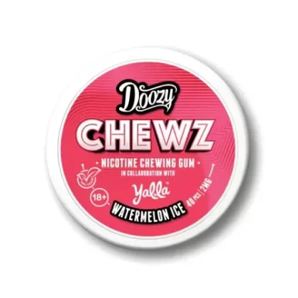 Doozy Chewz Nicotine Gum – Watermelon Ice
