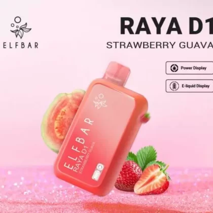 ElfBar Raya D1- Strawberry Guava (13000 Puffs)