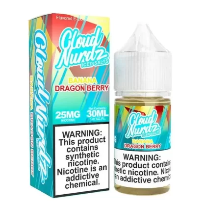 Banana Dragon Berry Iced Nicotine Salt by Cloud Nurdz - Size#30ml~Nicotine#25MG>50MG