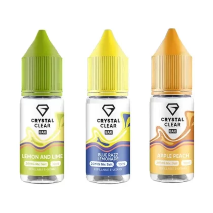 Crystal Clear Nic Salt E-Liquid - Box of 10
