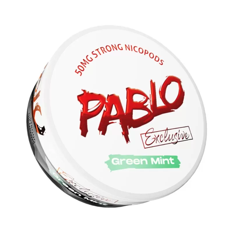 Green Mint Exclusive Nicotine Pouches by Pablo - Ecigpremium