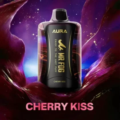 MR FOG AURA 60K DISPOSABLE - FLAVOR#CHERRY KISS>EXOTIC BERRY FUSION>MAGNETIC WORM>MENTO MINT>PUNCHY PEACH>PURPLE GRAPE>SOUR SHOCK BLUE RASPBERRY>STRAWBERRY WATERMELON KIWI ICE