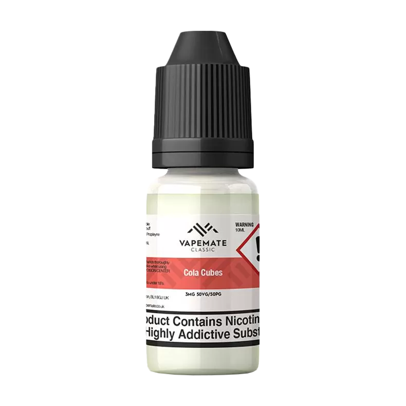Vapemate Classic Cola Cubes 10ml - 50VG / 50PG / 3mg - Ecigwizard