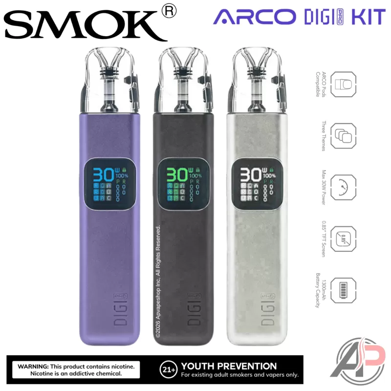 Smok Arco Digi Pro 30w Pod System Starter Kit Device
