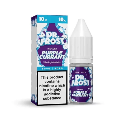 Dr Frost Purple Currant Nic Salt E-Liquid - 10 Pack - 20mg