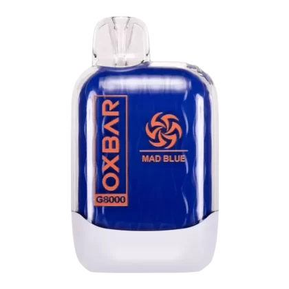 Mad Blue Oxbar G8000 - Nicotine#50mg~Size#Single>5 Pack (0F20A3)