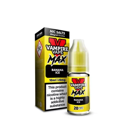 Vampire Vape MAX Banana Ice Nic Salt E-Liquid 10ml - 5mg