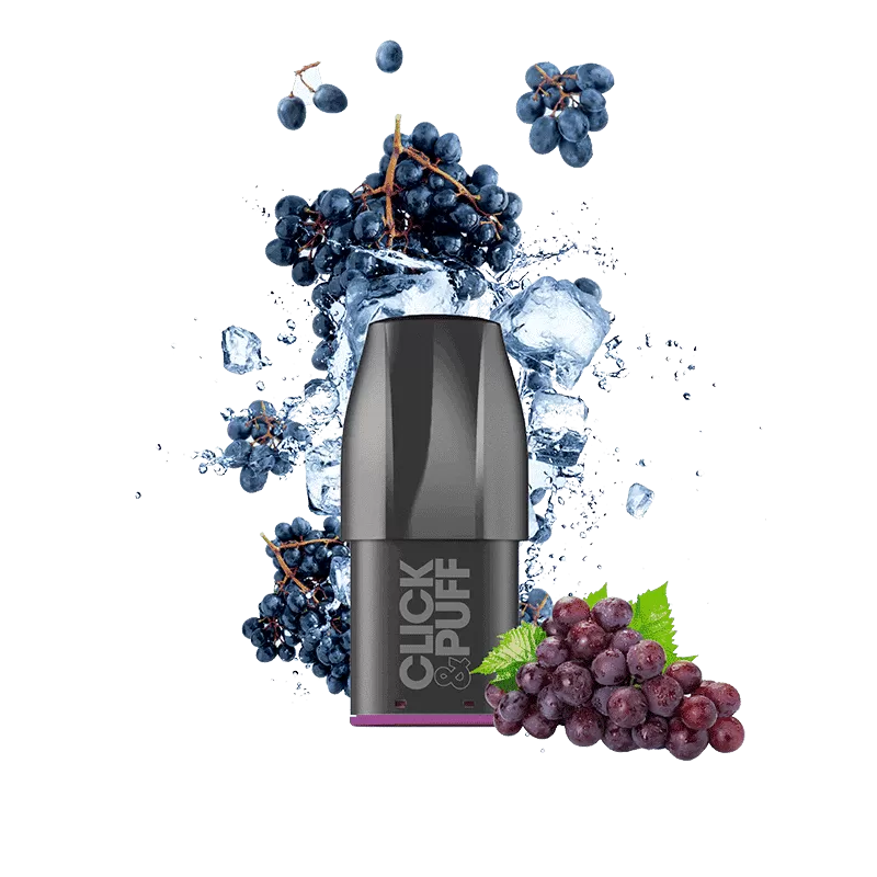 X-Bar – Click & Puff – Grape Ice Pod