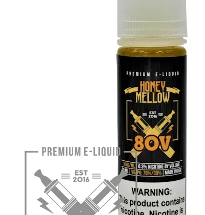 80V Juice - Flavor#Honey Mellow>Souly Cannoli>Bean Bags~Nic Level#0mg>3mg>6mg>12mg