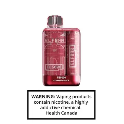 ELF Bar TE5000 Disposable Vape – Strawberry Ice