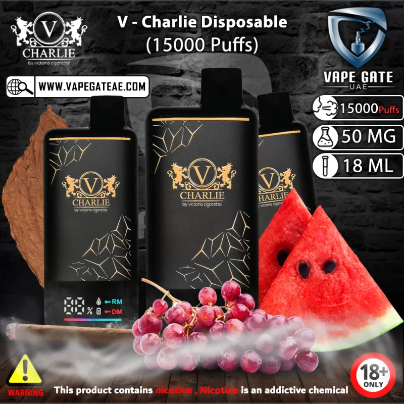 VICIG Charlie Disposable Pod Device (15000 Puffs) - Cherry Pomegranate / 20 mg