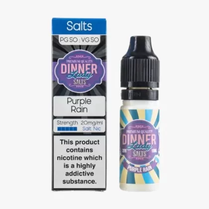 Purple Rain Nic Salt E-Liquid by Dinner Lady - 20mg