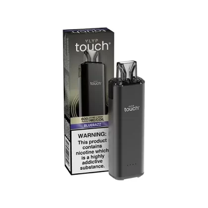 20mg VLYP Touch Pod Kit 600 Puff - Geschmack#Blauer Blitz>Traubeneis>Üppiges Eis>Erdbeer-Milchshake