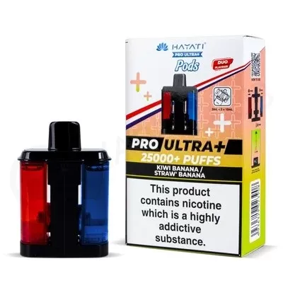 Kiwi Banana & Straw’ Banana Hayati Pro Ultra Plus Refill Pack