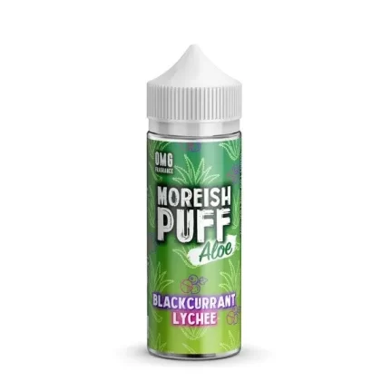 BLACKCURRANT LYCHEE E LIQUID BY MOREISH PUFF – ALOE 100ML 70VG