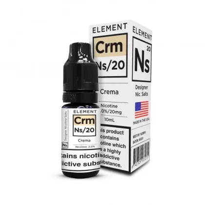 CREMA NICOTINE SALT E-LIQUID BY NS20 – ELEMENT