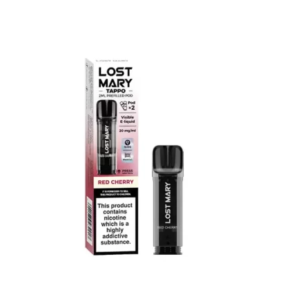 Lost Mary Tappo Red Cherry Prefilled Pods 20mg – 2 Pack