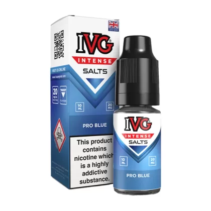 IVG Intense Pro Blue Saltnic Vape Juice - Strength 20mg