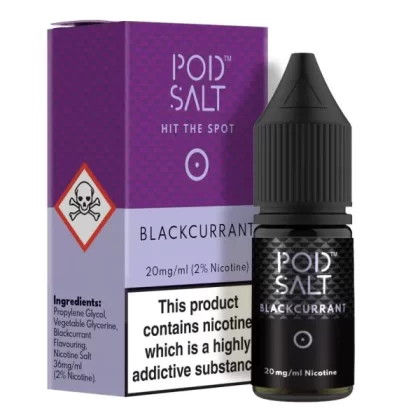 Pod Salt Blackcurrant Nic Salt E-Liquid - 20mg