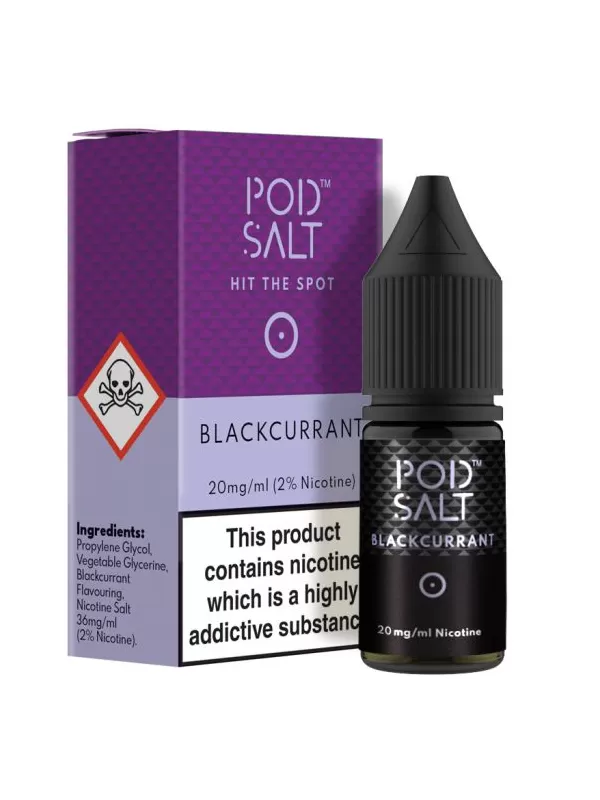 Pod Salt Blackcurrant Nic Salt E-Liquid - 20mg