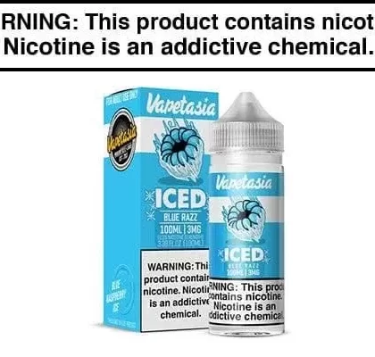 ICED BLUE RAZZ BY VAPETASIA KILLER FRUITS 100ML - Vape Product, Vape Product