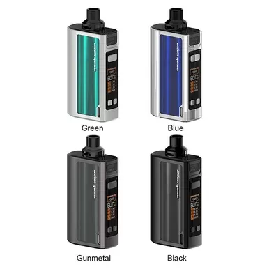 Geekvape Obelisk 60 Kit | 60w - Color#Black>Gunmetal>Silver/Blue>Silver/Green