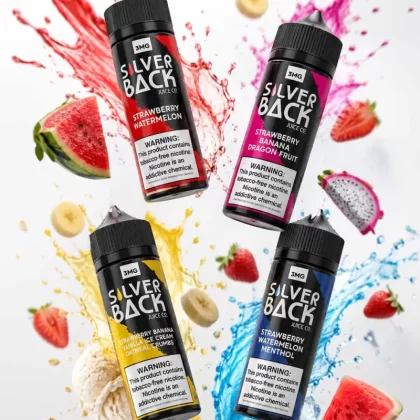 Silverback 120ml 3mg - Strawberry Watermelon Menthol