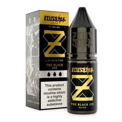 The Black Ice E-Liquid 50/50 Series by Zeus Juice (10ml) - 6mg