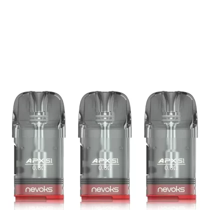 Apx S1 Replacement pods 3 pack by Nevoks - Resistance#1.2ohm>0.8ohm (9AB66F)