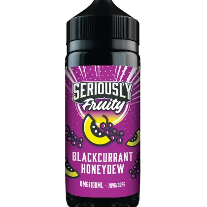 Blackcurrant Honeydew (Fruity) Seriously E Liquid 100ml – 70VG - Vapestorm Co