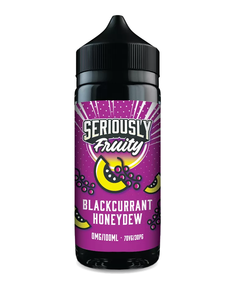 Blackcurrant Honeydew (Fruity) Seriously E Liquid 100ml – 70VG - Vapestorm Co