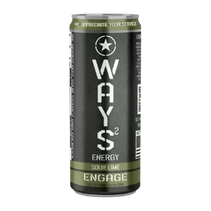 Sour Lime ENGAGE WAYS Energy Drink 12oz