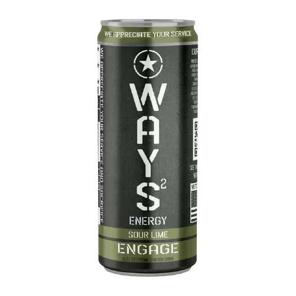 Sour Lime ENGAGE WAYS Energy Drink 12oz