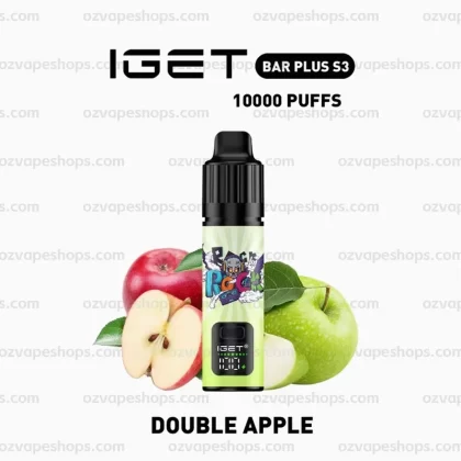 IGET Bar Plus S3 Kit – Double Apple - Vape Store