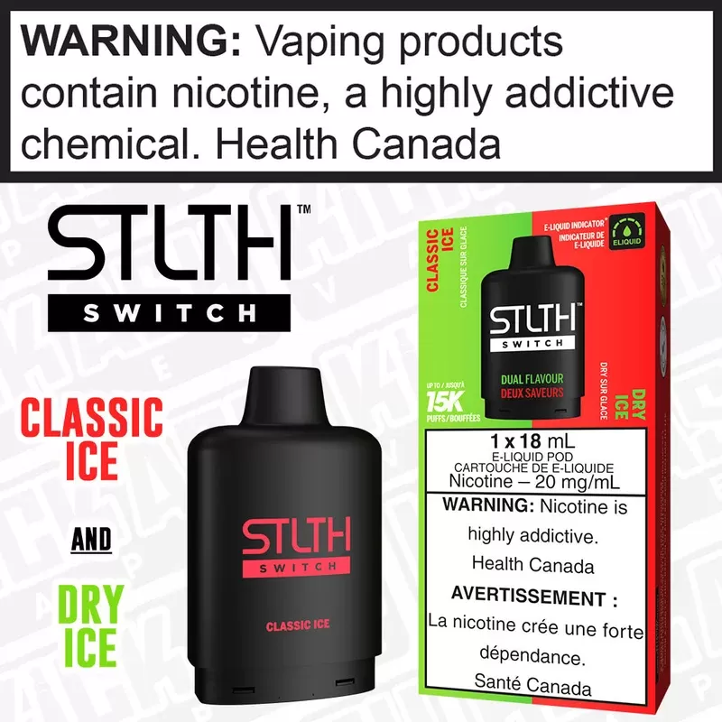 Classic Ice and Dry Ice STLTH SWITCH POD