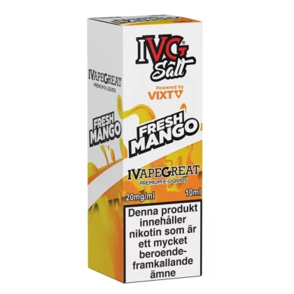 IVG Salt Fresh Mango 10ml 20mg – e-juice med nikotinsalt - Yes / IVG / 20mg / 10ml / 50/50