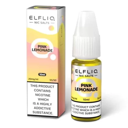 Pink Lemonade ELFLIQ Nic Salts e Liquid 10ml – TPD - Vapestorm Co