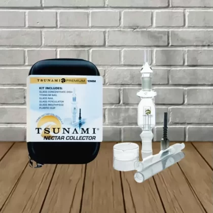 Tsunami Glass Nectar Collector Kit - size#10mm>14mm>18mm (12C39D)