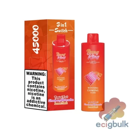 Bang King 45000 Puffs Triple Flavors Disposable Vape with Rechargeable Battery