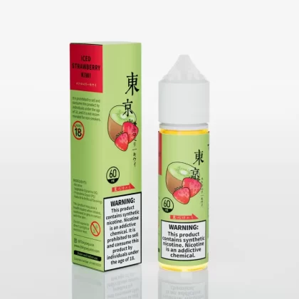 Tokyo Eliquid – Iced Strawberry Kiwi 60ml (3, 6,12mg)