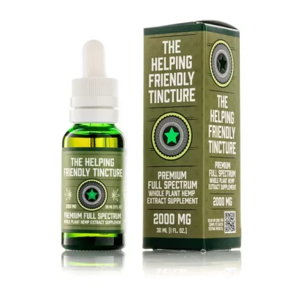 The Helping Friendly Full Spectrum Tincture – 2000mg