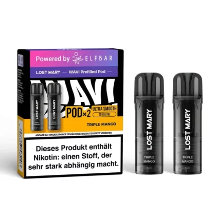 Elfbar Lost Mary WAVI – Prefilled Pod – Triple Mango