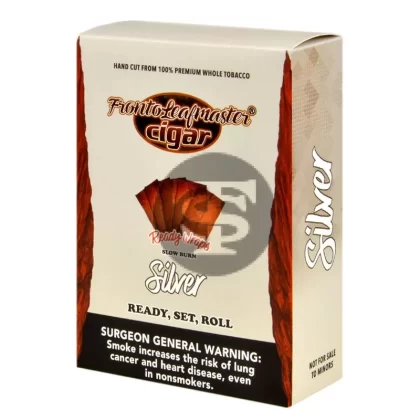Fronto Leaf Masters Silver Whole Leaf Tobacco Wraps, 8 packs of 5 - Vape Store