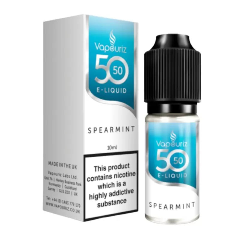 Spearmint E-Liquid 50/50 Series by Vapouriz (10ml) - 3mg
