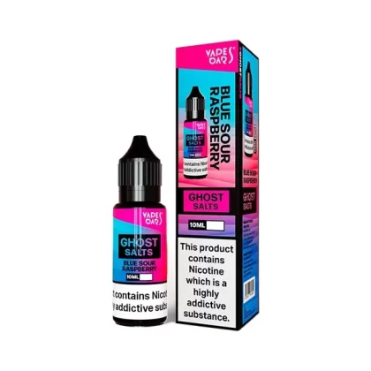 Vapes Bars Ghost Salts Blue Sour Raspberry E Liquid 10ml - Nicotine Strength#20mg>10mg