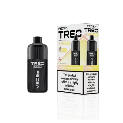 Feoba Treo 33000 Prefilled Pod Kit Pineapple Lemon Burst - Nicotine Strength#20mg (A287E8) (A287E8)